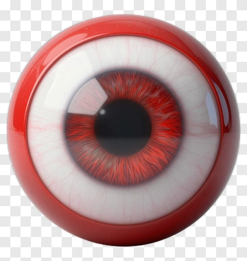 Realistic Red Eye PNG