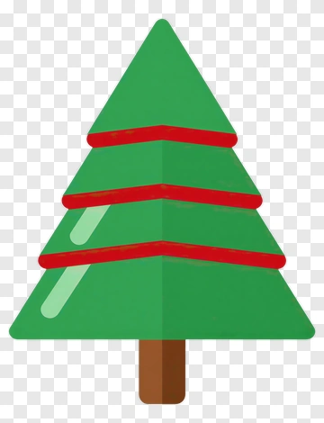 Colorful Christmas Tree PNG