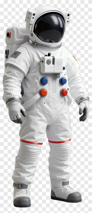 Astronaut In Space Suit PNG