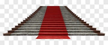 Red Carpet Leading Up Stairs PNG