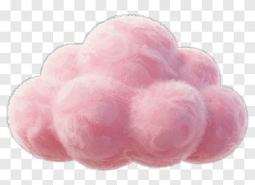 Fluffy Pink Cloud PNG