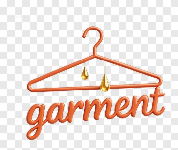 Garment Hanger With Drops PNG