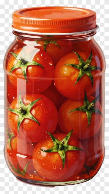 Jar Of Fresh Tomatoes PNG