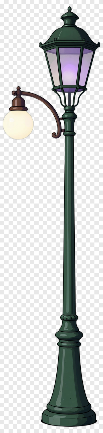 Cartoon Street Lamp PNG