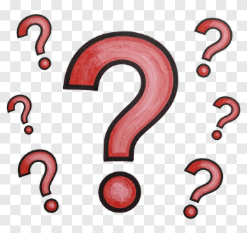 Red Question Marks PNG