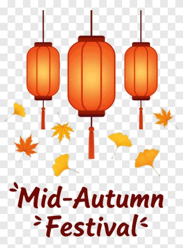 Mid-Autumn Festival Lanterns PNG