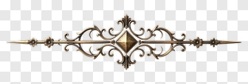 Decorative Ornamental Border Design PNG