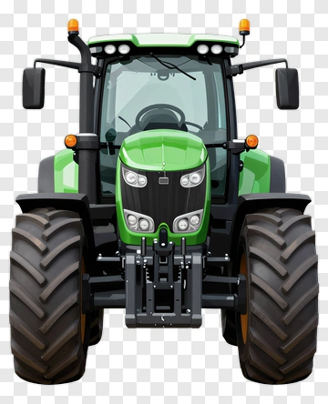 Green Tractor PNG
