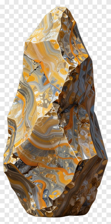 Colorful Rock Formation PNG