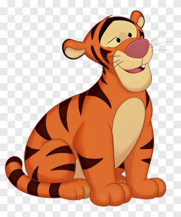 Cartoon Tiger Character PNG