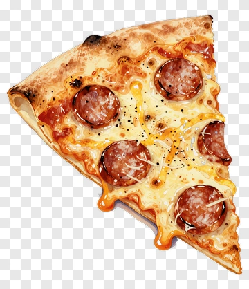 Pepperoni Pizza Slice PNG
