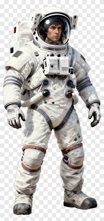 Astronaut In Space Suit PNG