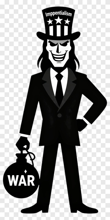 Imppentialism Character Holding A War Bomb PNG