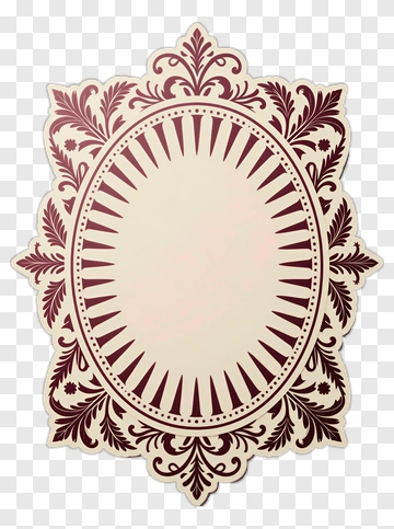 Ornate Vintage Frame PNG