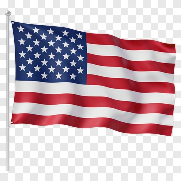 American Flag Waving PNG