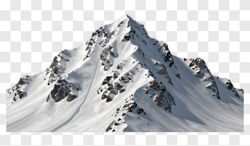 Snow-Capped Mountain Peak PNG