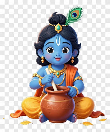 Cartoon Child With Pot PNG