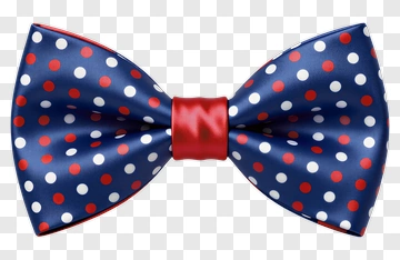 Polka Dot Bow Tie PNG