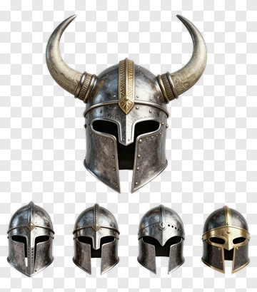 Viking Helmet Collection PNG