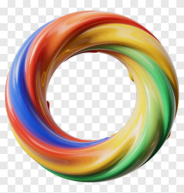 Colorful Swirl Toy PNG