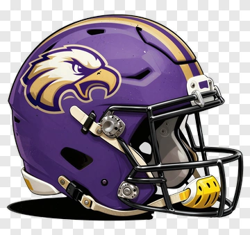 Football Helmet With Eagle Design PNG