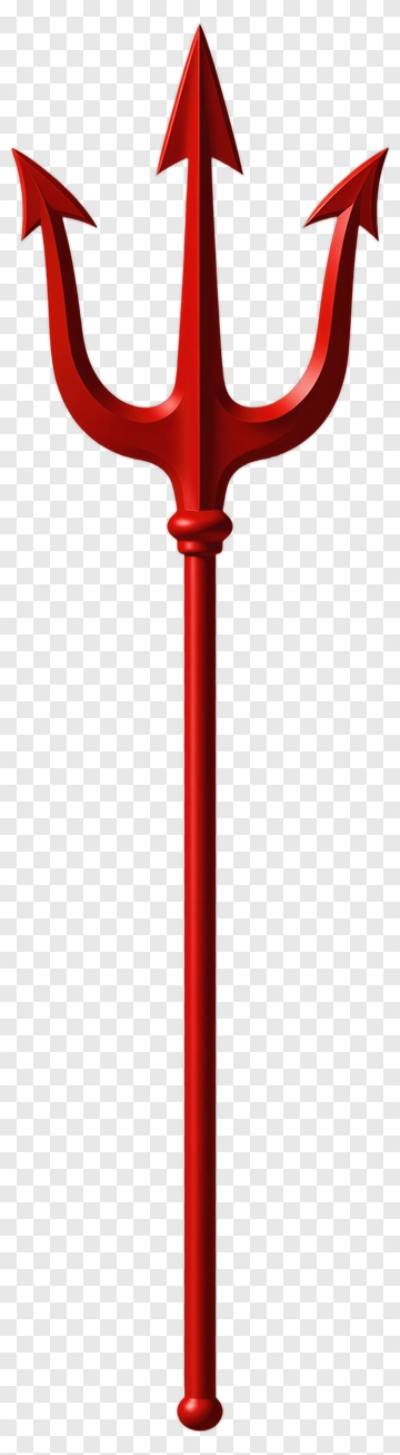Red Trident PNG