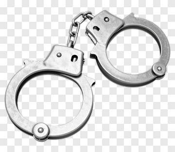 Metal Handcuffs PNG