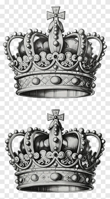 Vintage Crown Illustration PNG