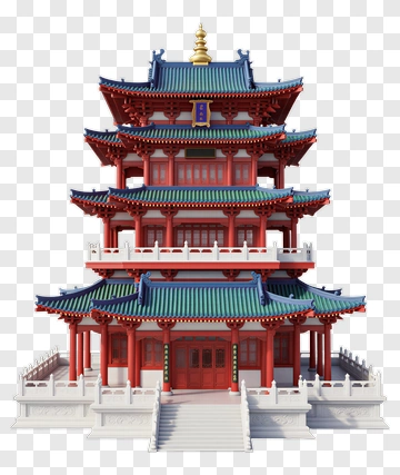 Traditional Chinese Pagoda PNG
