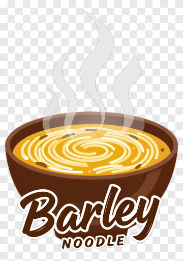 Barley Noodle Bowl With Steam PNG