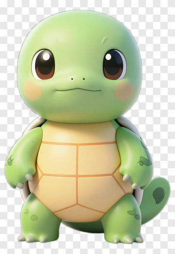 Cartoon Turtle Character PNG