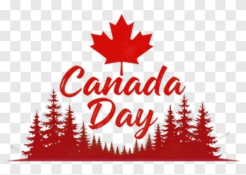 Canada Day Celebration Design PNG