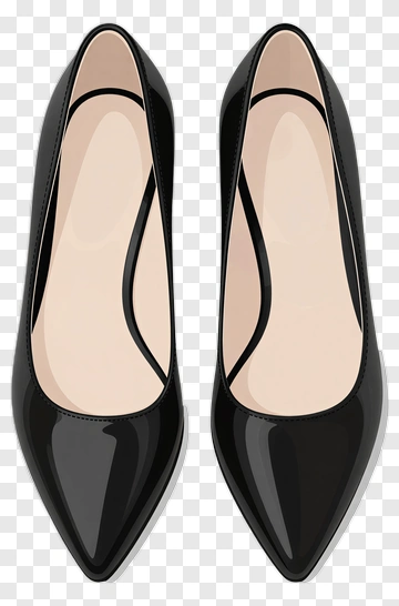 Black High Heels PNG