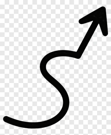 Curved Arrow Pointing Upward PNG