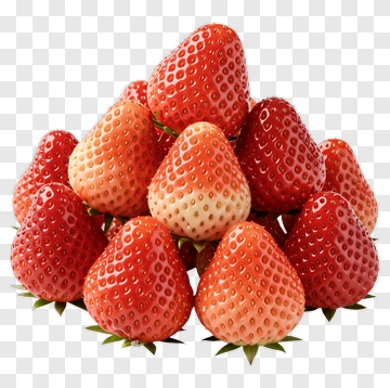 Fresh Strawberries Piled Together PNG