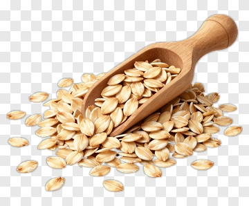 Wooden Scoop With Oats PNG