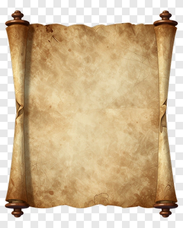Old Scroll With Decorative Edges PNG