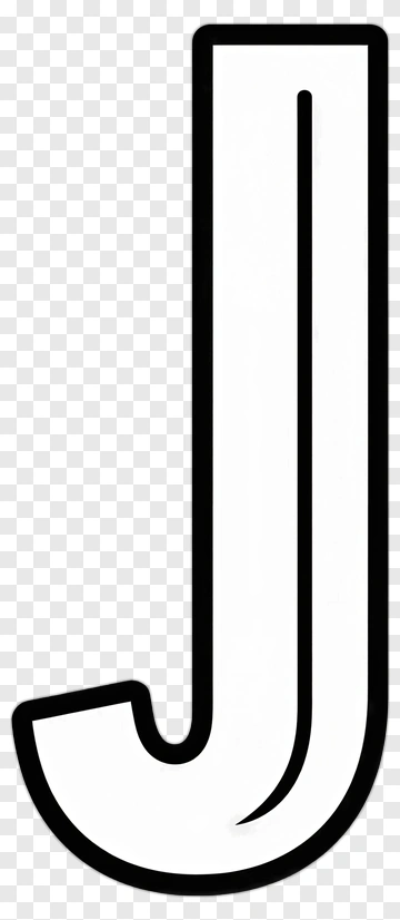 Stylized Letter J PNG
