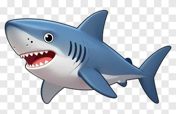 Cartoon Shark PNG