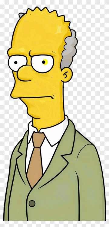 Cartoon Man In A Suit PNG