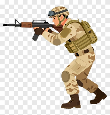 Soldier Aiming With A Rifle PNG