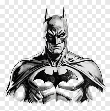 Batman Character Illustration PNG