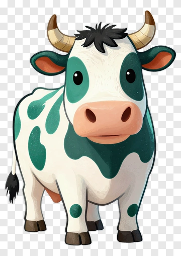 Cartoon Cow PNG