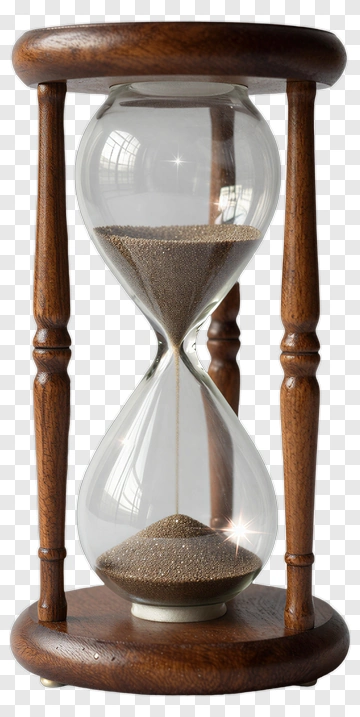 Classic Hourglass With Sand PNG