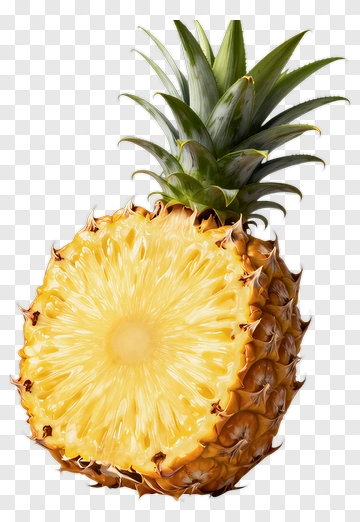 Pineapple Cut In Half PNG