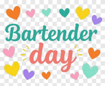 Bartender Day Celebration PNG