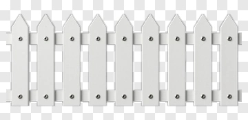 White Picket Fence PNG