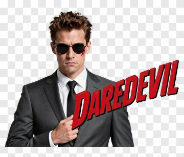 Daredevil Character In A Suit PNG