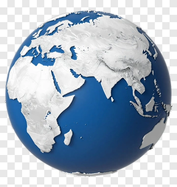 3D Globe Of Earth PNG