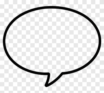 Speech Bubble Outline PNG